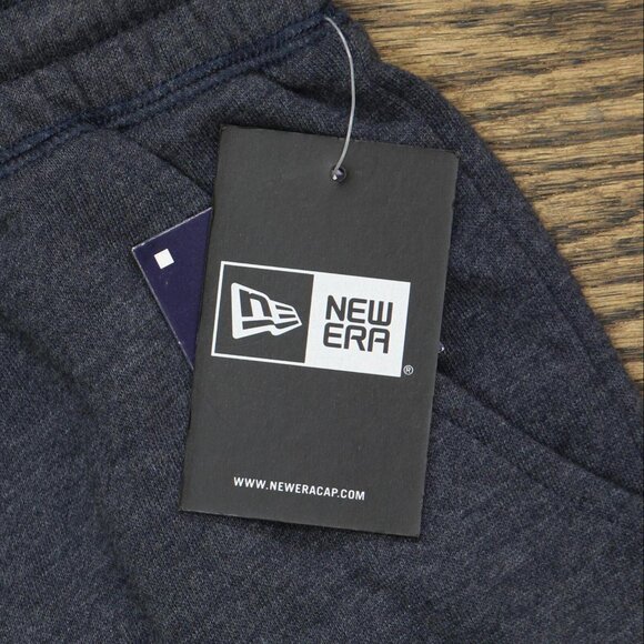 NWT Campus Lifestyle MLB Atlanta Braves Fleece Shorts CL-MLB-SHORTS M Navy Blue - Picture 3 of 4